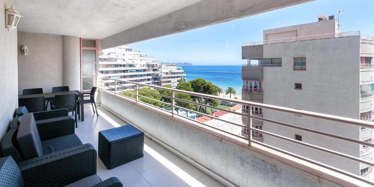 Nuevo Mexico Playa Vistas Al Mar 3 Habitaciones Piscina Y Garaje Calpe Exteriör bild